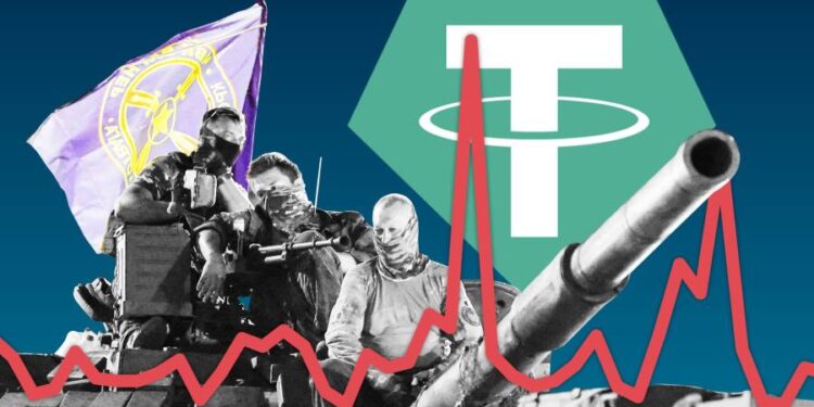 Rouble-Tether crypto trading surged as Wagner rebellion erupted