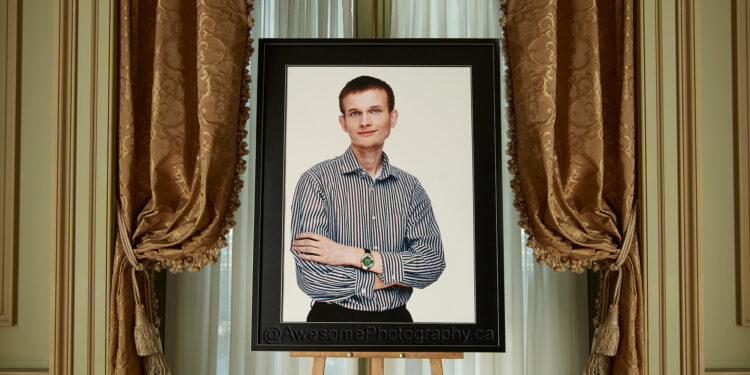 Historic Vitalik Buterin portrait from 2014 being auctioned as NFT